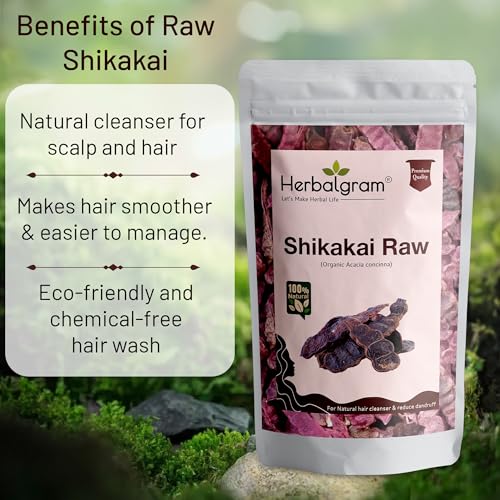 Image of Herbalgram Amla, Reetha, Shikakai, Bhringraj & Hibiscus Raw Herbs 500gm | 100% Natural & Sun-Dried | For DIY Hair & Skin Care | 5-in-1 Herbal Pack of 5 x 100gm