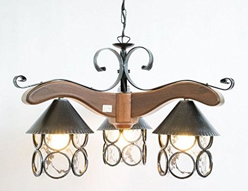 Lampade linea 'baita' lampadario 3 luci