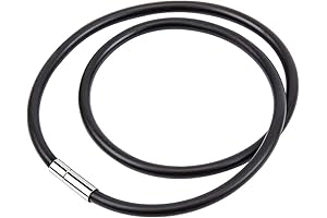 5 Strands 18.11 Inches 4mm Jewelry Making Silicone Necklace Cord