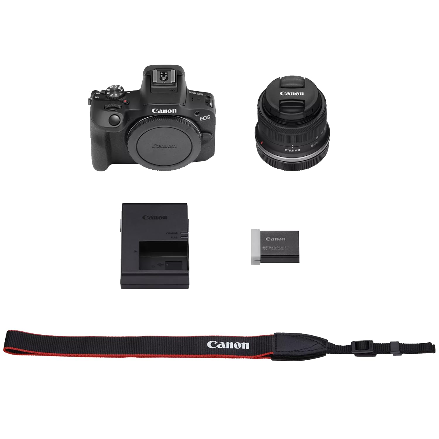 Amazon.com : Canon EOS R100 Mirrorless Camera with RF-S 18-45mm is