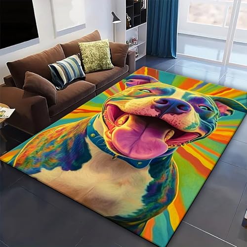 Tapis de salon doux 3D idéal pour protéger les sols froids