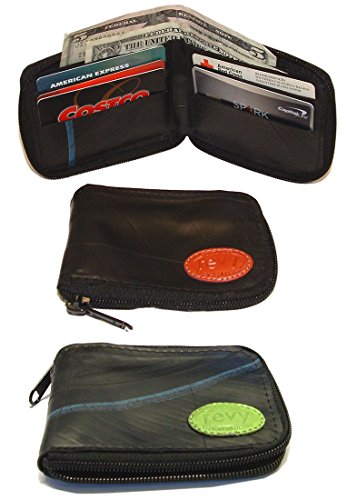 Recycled Rubber Tire Zippered Wallet #TOP1