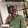 Jabra Evolve3 75 Cuffie On-Ear Wireless Bluetooth con Microfono per Lavoro, USB-C, AI Chiamate, Cancellazione Rumore Attiva Avanzata, 22h Batteria, Microsoft Teams Certificato, Nero