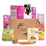 Grande Box Vegan Sublime - Coffret Cadeau Vegan contenant 9 Produits Premium avec Chocolats, Biscuits, Infusion et Boisson - Révolution Végétale