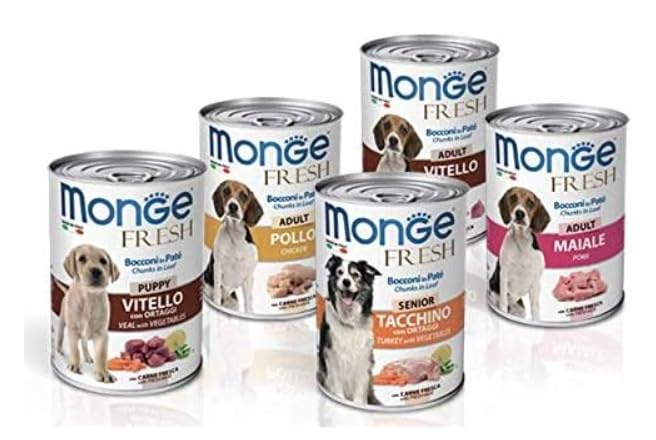 24 SCATOLETTE 400 GR. CIBO PER CANI FRESH ADULT NATURAL SUPERPREMIUM MONGE