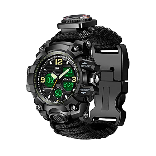 Orologio Digitale Sportivo Unisex 48mm - Impermeabile 30m, Multifunzione Con Cronometro E Doppia Ora
