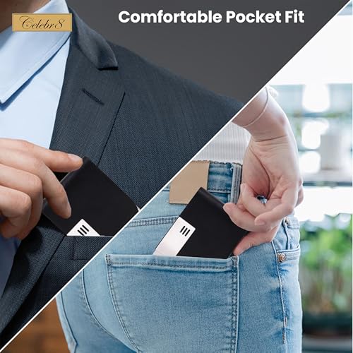 Image of Celebr8 Premium Corporate Gift Set | Metal Pen, Keychain & Card Holder Combo | Executive Office Desk Accessories for Men & Women | Employee Appreciation, Client & Boss Gift | Gift for Dad, Father