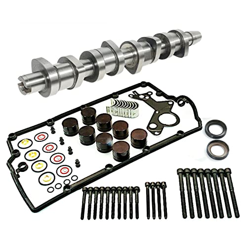 Flynsu Kit de Árbol de Levas Compatible con 1.9 PD TDI AXC AXR BJB BKC BLS BLT BPX BRU 038109309B 038109309C Cover