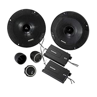 Kicker 46CSS654 6.5" CSS Component Speakers and Front 6.5" Speaker Pods with Tweeter Adaptors Compatible with Jeep JL (2018-2023) & JT (2020-2023)