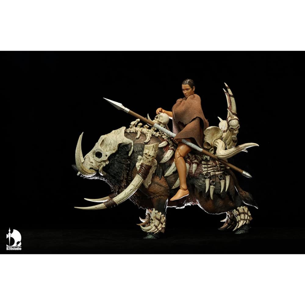 Amazon.co.jp: D20 STUDIO 1/12 イノシシ PVC&ABS製塗装済み可動
