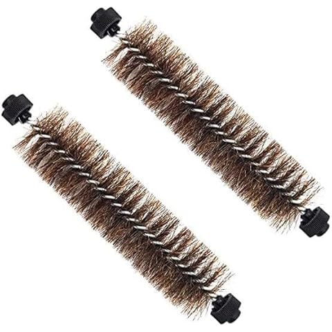 DALIPER 2 Packs Carpet Sweeper Replacement Horsehair Brush, Refill for Non Electric Rug Roller Cover