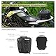 WILD HEART Motorrad-Hecktasche/Tanktasche, Wasserdicht, Multifunktionale Rücksitz-Gepäck-Satteltaschen für Motorräder 6L (Seil Schwarz)
