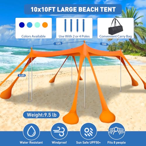 La Mejor Selección de Toldo para playa los 10 mejores. 23 Imagen adicional