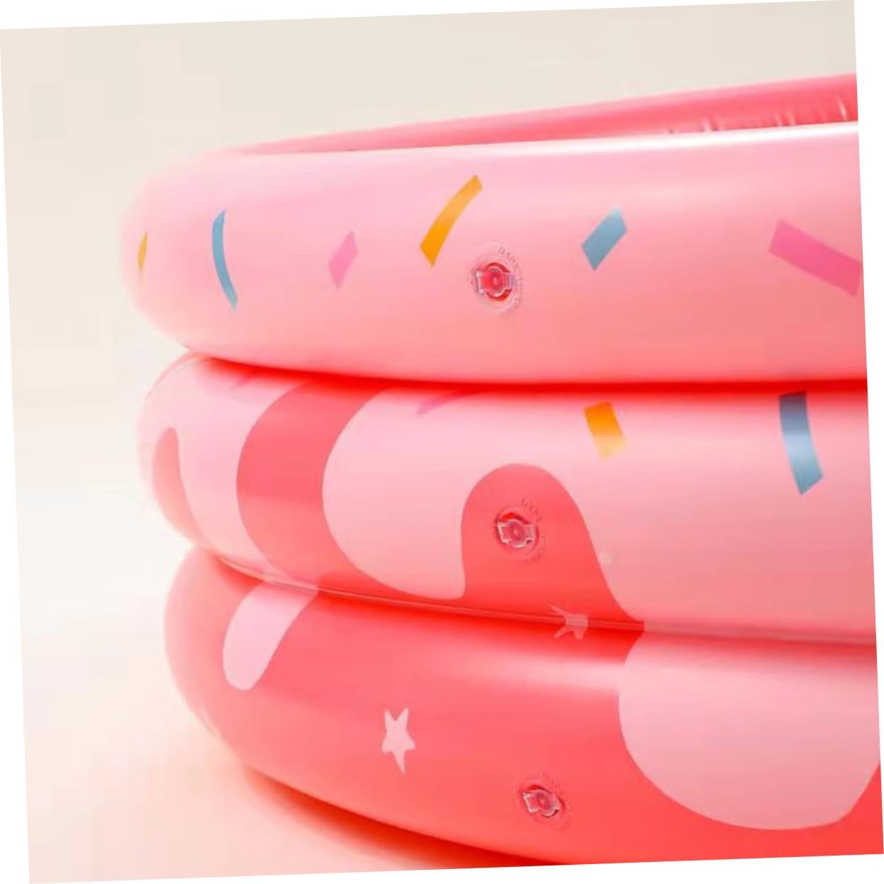 Thickened Inflatable Small Round Pool Pink Indoor Outdoor Summer Swim Pool for Boys Safe Water Play and Party Fun