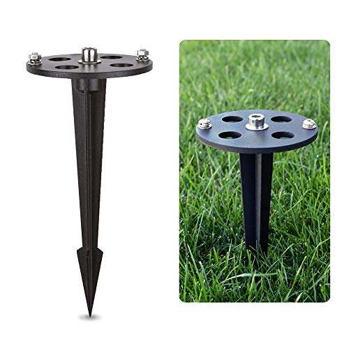 Piquet en acier inoxydable pour lampadaire Linovum Bosea - Fixation sur bornier de sol - Robuste et résistant aux intempéries Cover