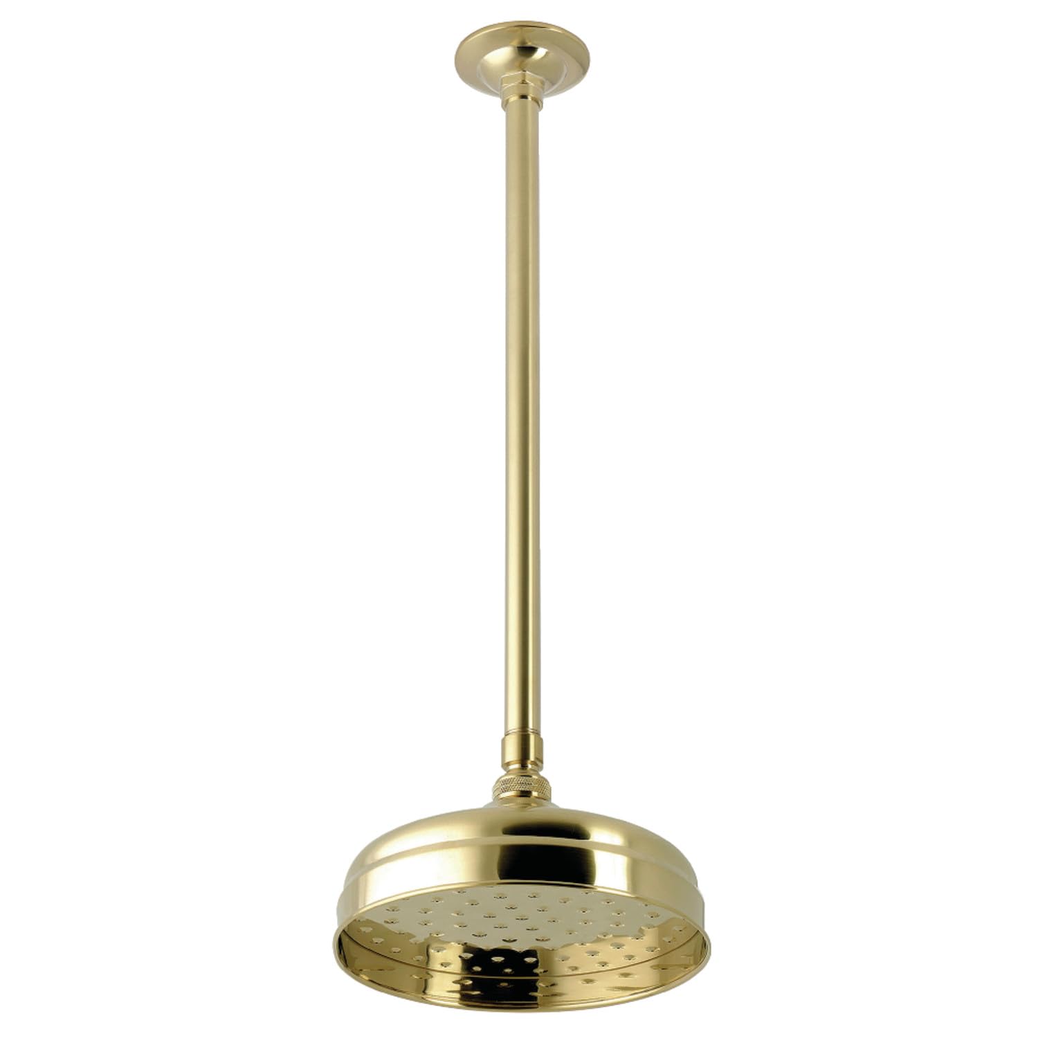 Pomme de douche ronde pour plafond moderne avec bras de 43,2 cm