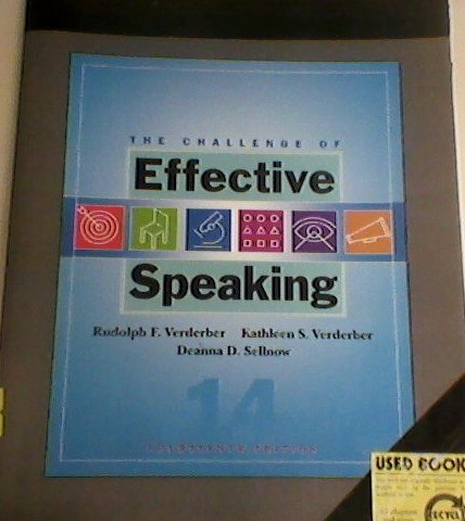 The Challenge of Effective Speaking 0495503487 Book Cover
