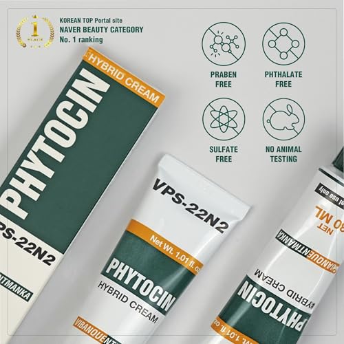 Phytocin-Cream-Moisturizer-Face-Cream-Korean-Moisturizer-for-Acne-Prone-Skin-Barrier-Cream-Wrinkle-Cream-with-PDRN-Centella-Asiatica-Salmon-Cream-30-mL