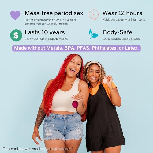Image of Pixie Menstrual Disc for Feminine Care - Ranked 1 for Best Tampon Alternative Period Disc - 100% Medical-Grade Silicone - Removes Like a Tampon - Wear 12 Hours - Capacity of 3 Tampons (Small)