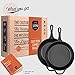 Legend Cookware Cast Iron Deep Skillet with Lid | 3Q Sauté Pan with Cast Iron Lid for Oven, Induction, Cooking, Charring, Braising & Grilling | Lightly Pre-Seasoned Cookware Gets Better with Use