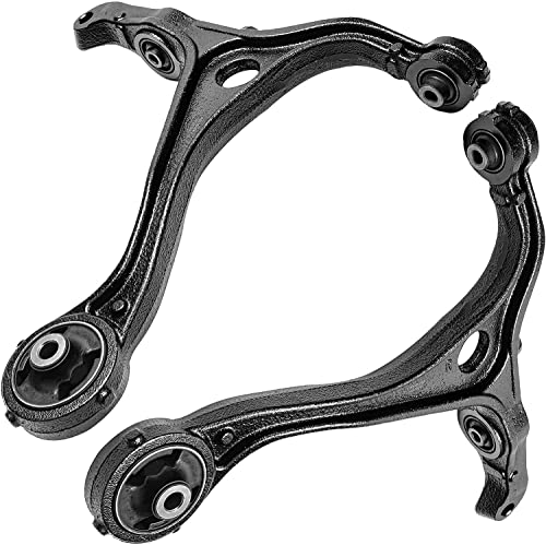 Image of Detroit Axle - Front Upper Lower Control Arms, Lower Ball Joints, Sway Bars, Inner Outer Tie Rods w /Boot Replacement for Honda Accord Acura TSX - 14pc Set