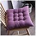 WJYLM 2er-Set Kissen für Innenstühle/Außenstühle, Garten, Terrasse, Zuhause, Küche, Bürostuhl, Sitzkissen, Sofa, Sitzkissen, Gesäß, Kissen (Color : Purple, Size : 45 45cm)