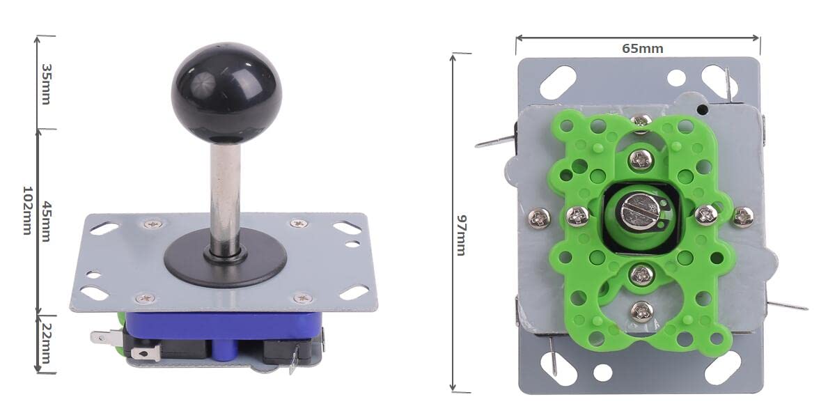 Amazon | アーケードゲーム ジョイスティック ボール レバー (直径35mm