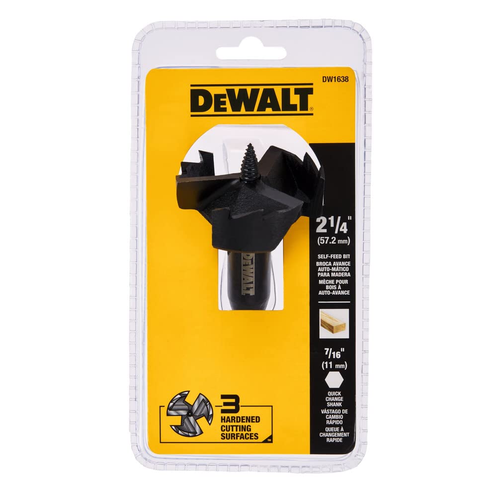 DEWALT Drill Bit, Self Feed, 2-1/4 Inch (DW1638) — Amazon image 4