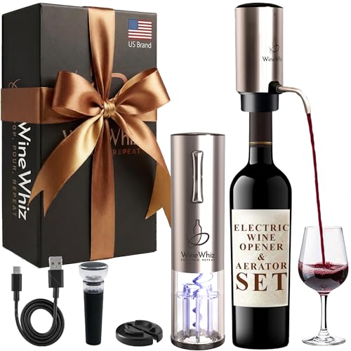 WineWhiz Electric Wine Set
