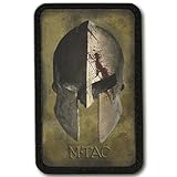 M-Tac Spartan Helm Tactical Morale Patch Army Combat Hook Fasteners (Olive)