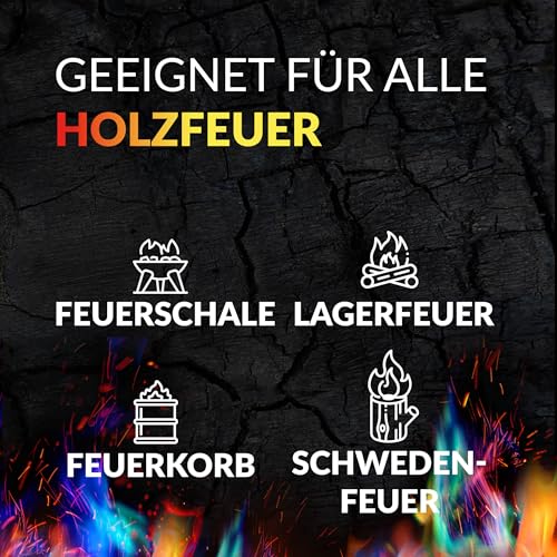 Feuerfarben Pulver für buntes Feuer 250 Gramm für Feuerstellen, Kamin, Ofen, Lagerfeuer oder für Outdoor-Events. Mach Dein Feuer bunt! Feuer Farbe ausprobieren und genießen.