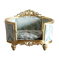 アンティーク風 ロココ調 姫系　猫脚 1 Pソファー 組み立て式 楽天市場】姫系 ロココ 調 家具 ソファ 一人掛け ゴシック