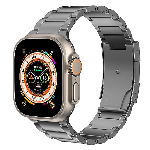 MoKo Upgraded Titanium Watch Band, Compatible with Apple Watch Ultra 3/ Ultra 49mm