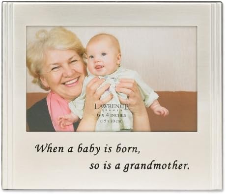 Lawrence Frames When a Baby is born so is a Grandmother Silver Plated 6x4 Picture Frame (507764) image 4
