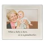 Lawrence Frames When a Baby is born so is a Grandmother Silver Plated 6x4 Picture Frame (507764)
