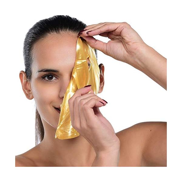 Adofect-12PC-24K-Gold-Gel-Collagen-Crystal-Facial-Masks-Sheet-Patch-For-Anti-Aging-Puffiness-Anti-Wrinkle-Moisturizing-Deep-Tissue-Rejuvenation-and-Hydrates-Skin Adofect 12PC 24K Gold Gel Facial Masks Collagen Crystal Sheet Patch For Anti Aging, Puffiness, Anti Wrinkle, Moisturizing, Deep Tissue Rejuvenation and Hydrates Skin