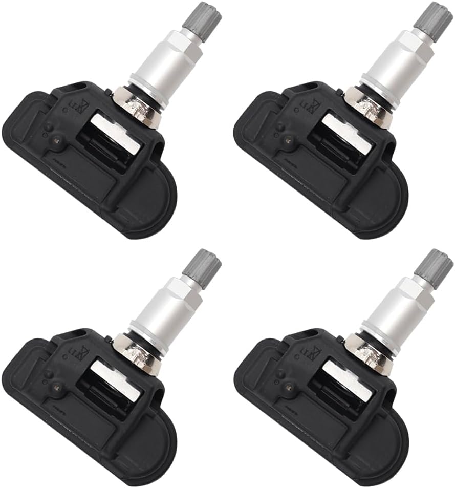 TPMS Tire Pressure Sensors 433MHz Programmed TPMS Sensor Compatible with Mercedes-Benz Smart Infitini Replaces # A0009050030 A0009051804（4PCS）