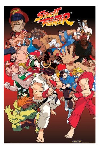 Générique Street Fighter - Anime - 61X91,5 Cm Affiche/Poster