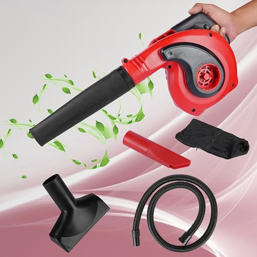 Image of Jakmister Vacuum Pipe Suction- Red 1000Watts / 19000rpm /100% copper /60mins Continuous Operation Air Blower with Attachments