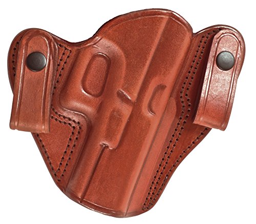 Tagua DSH-312 Glock 19-23-32 Dual Snap Holster, Brown, Right Hand
