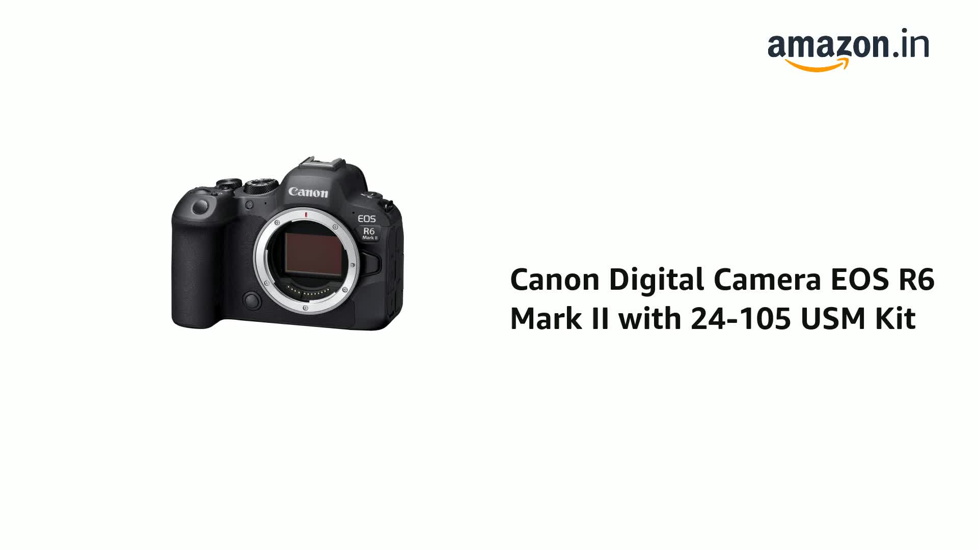 Canon EOS R6 Mark II 24.2 MP Mirrorless Camera with RF24-105mm Lens