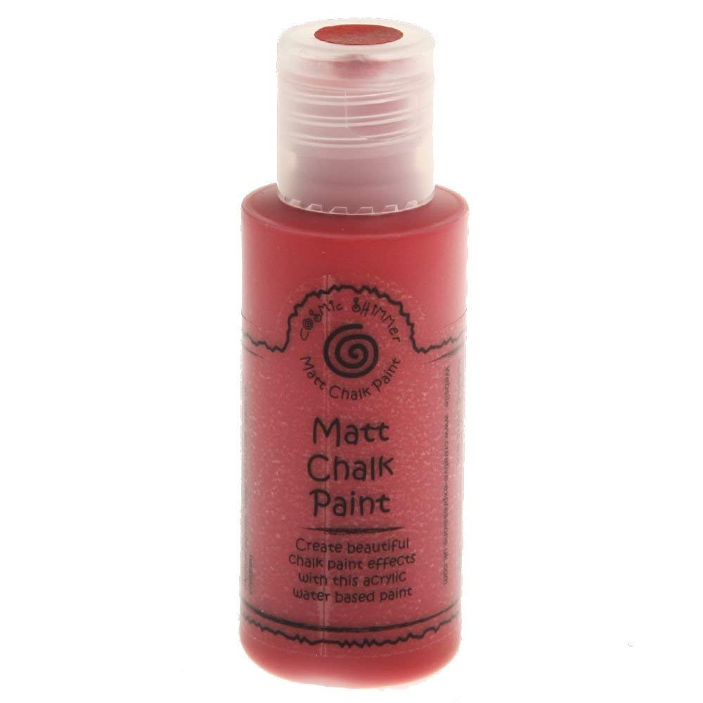 Cosmic Shimmer Matt Chalk Paint - Red Velvet, 50ml
