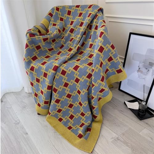 Manta pequeña para sofá de 100x150 cm ligera y lavable para coche u oficina 3