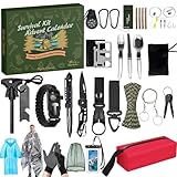 Survival Kit Advent Calendar for Men 2025, 24-Day Christmas Countdown with Outdoor Tools, for Men