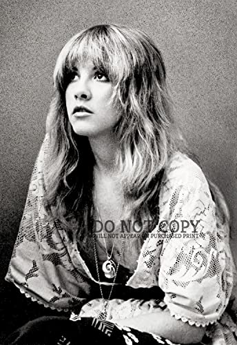 Stevie Nicks Photographie 28x43 cm Portrait de la Star Fleetwood Mac 1977 Decor Salon