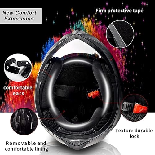Casco de moto abatible para rutas urbanas y viajes largos en carretera 4