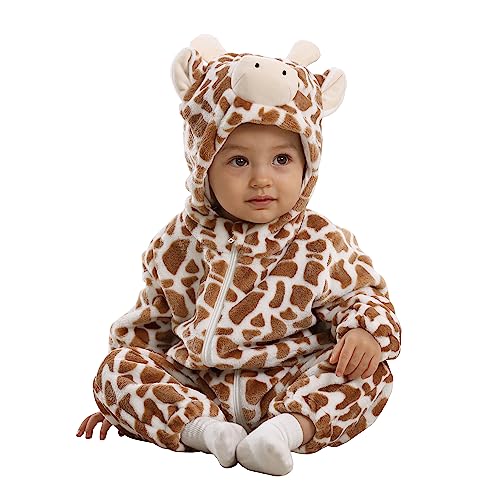Image of TONWHAR Unisex-Baby Animal Onesie Costume Cartoon Animal Outfit Homewear Kids' One-Piece Rompers
