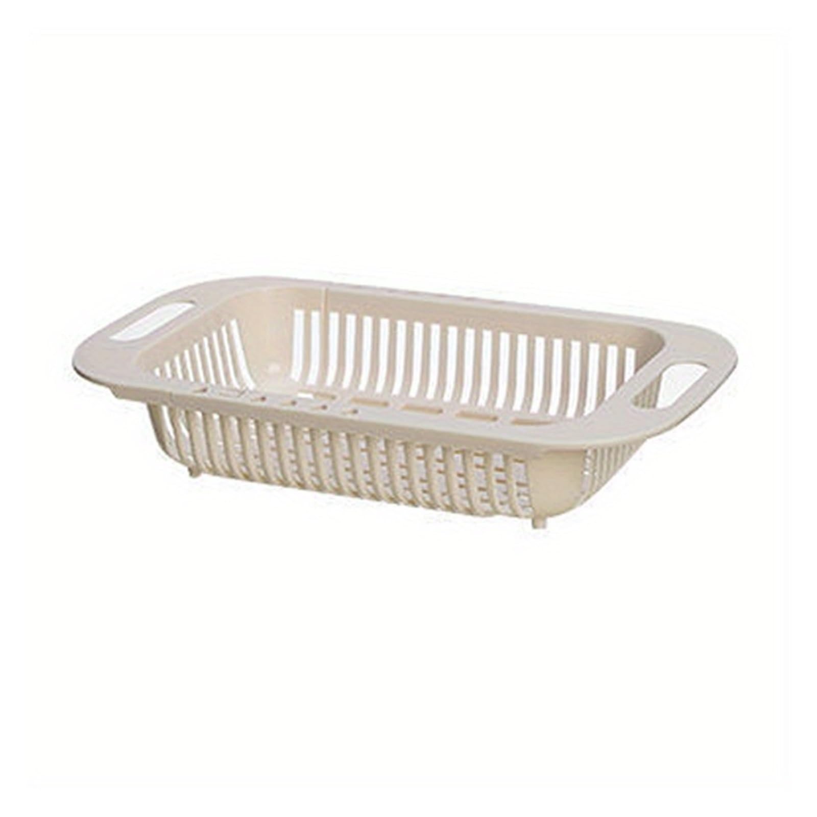 VIOLDHHJK Expandable Draining Basket Kitchen Retractable Sink Colander