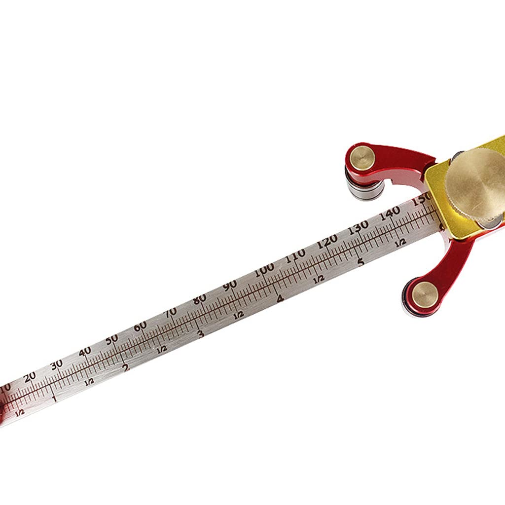 3-in-1-Anreißnadel aus Aluminiumlegierung, Anreißwerkzeug, Linien/Bögen, Höhenzeichnung, metrisch, Zoll-Anreißer, kompatibel mit W/Woodworkig 0-20 Anreißstift-Set, Anreißwerkzeug,
