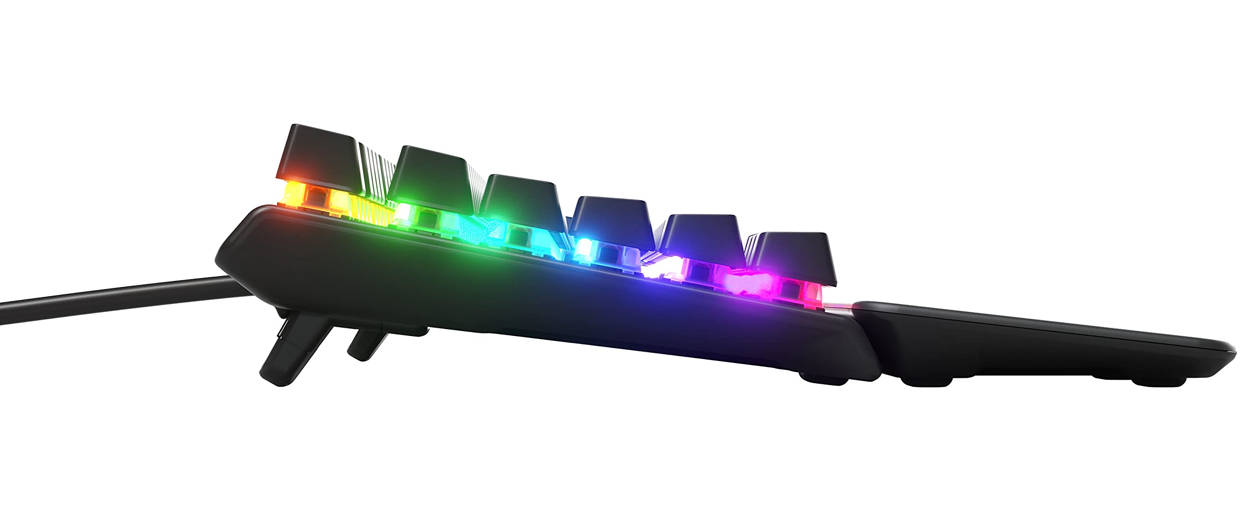 Steelseries Apex 5 - Clavier de Gaming Hybride Mécanique - Illumination RVB Par Touche - Affichage Intelligent Oled - Agencement Américain Qwerty